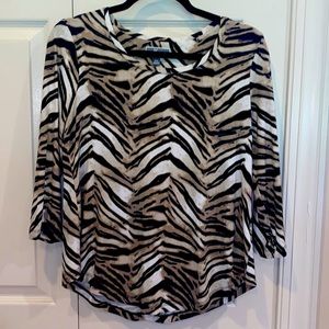 JM Collection Small Petite Blouse
